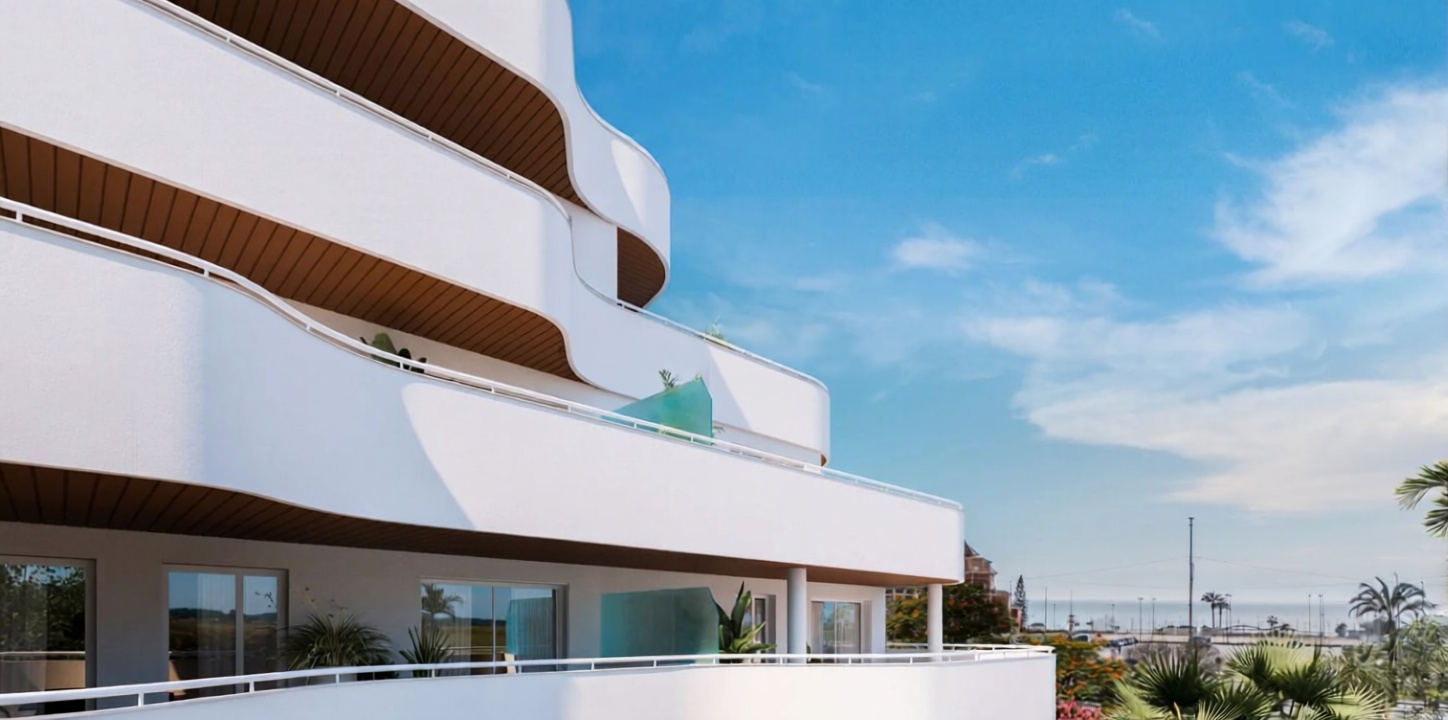 Appartement en attique en première ligne de mer à Torrox — Vue mer