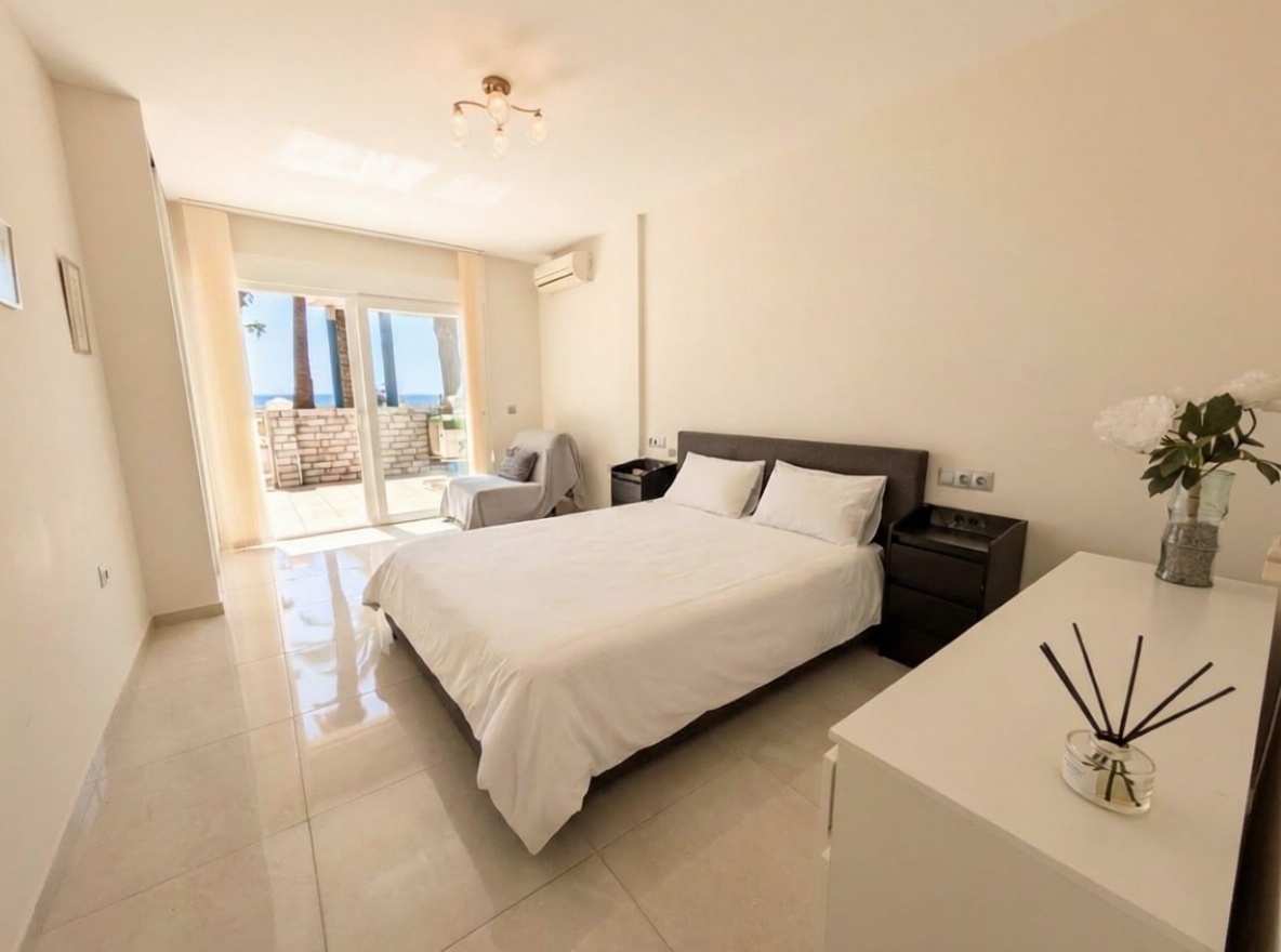Chalet com acesso direto à praia em Torrox — Quarto