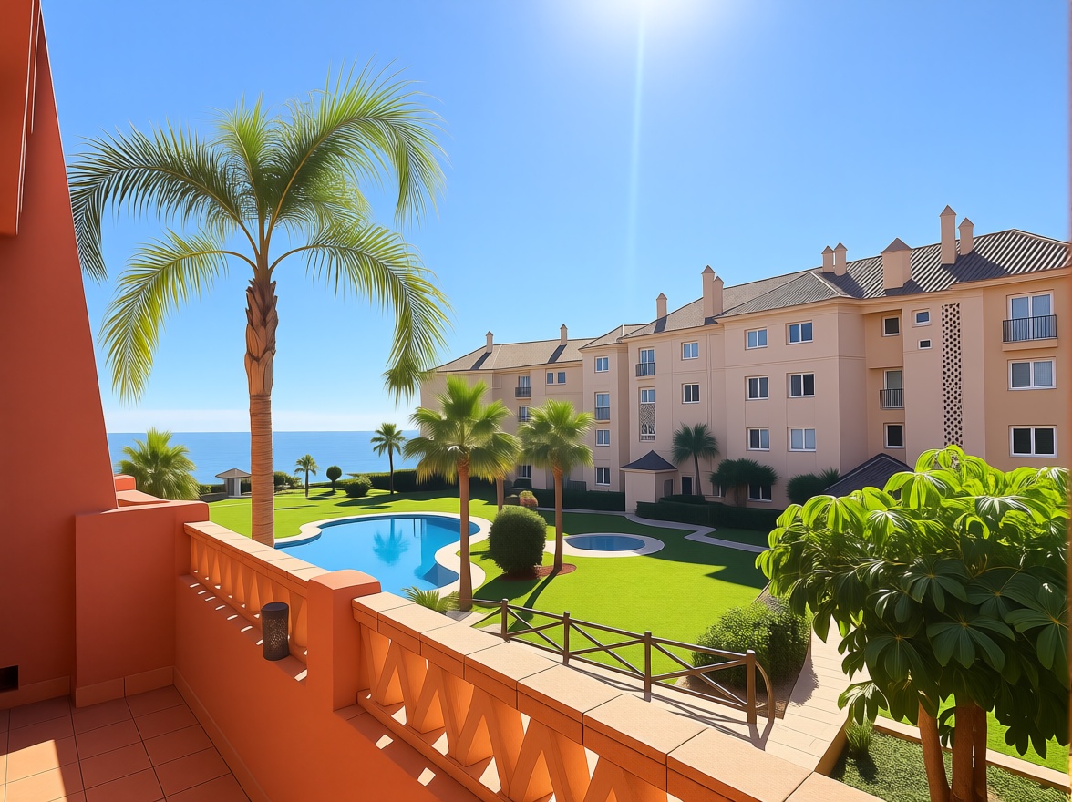 Apartamento em primeira linha de praia em Torrox — Terraço mar