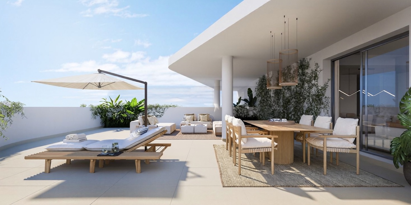 Apartamento em primeira linha de praia em Torrox