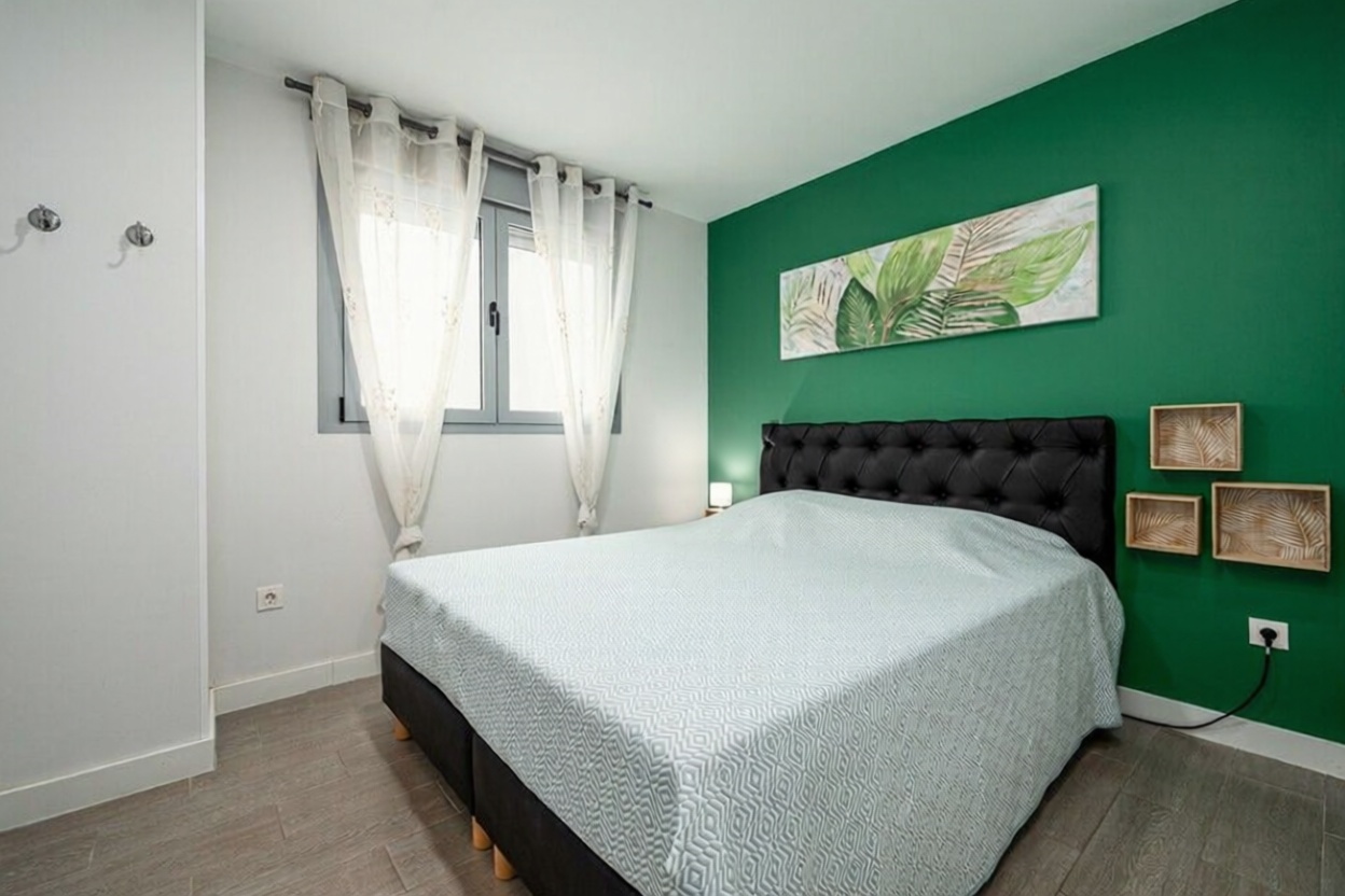 Apartamento em primeira linha de praia em Torrox — Quarto