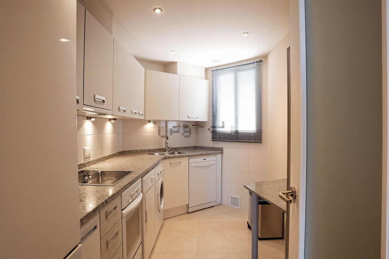 Apartamento em primeira linha de praia em Torrox — Cozinha