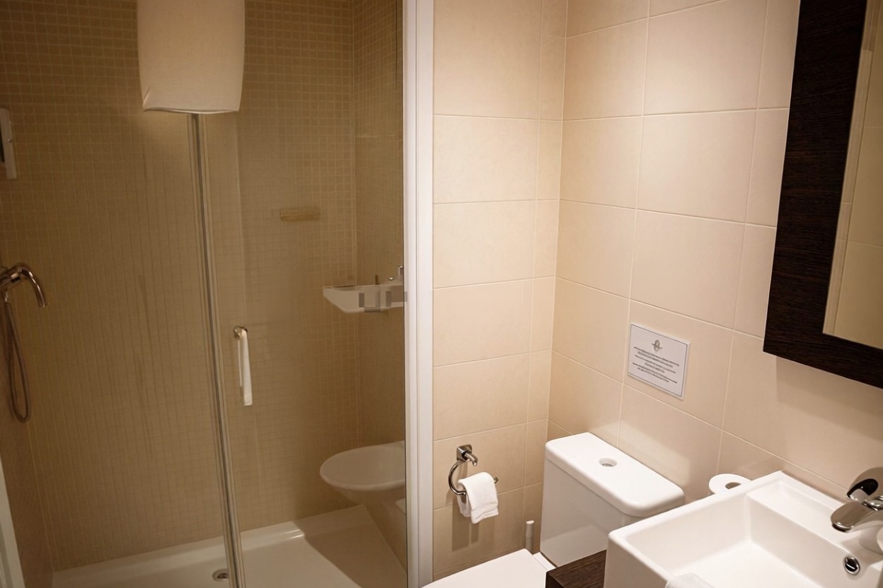 Apartamento em primeira linha de praia em Torrox — Casa banho