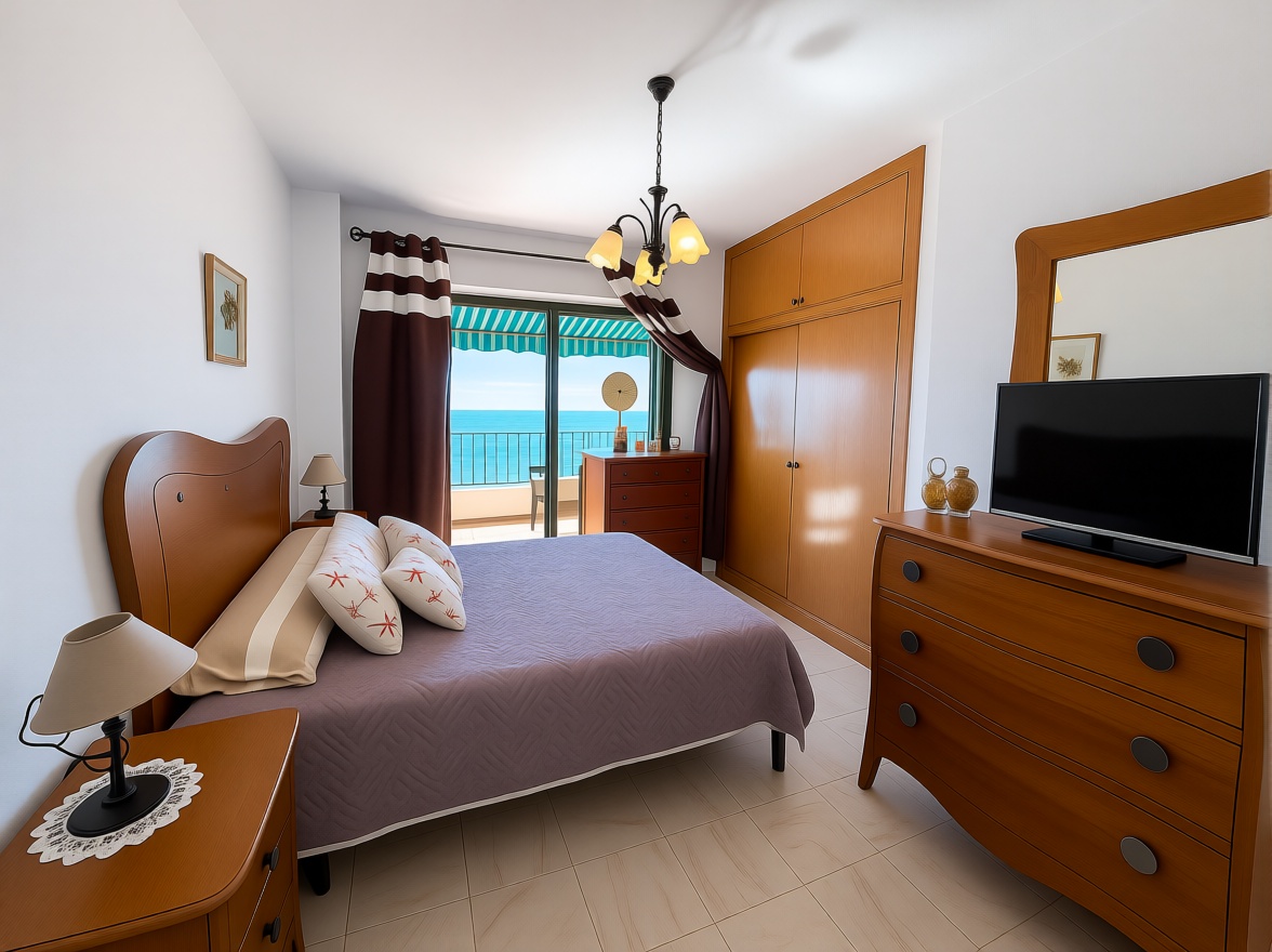 Apartamento em primeira linha de praia em Torrox — Quarto