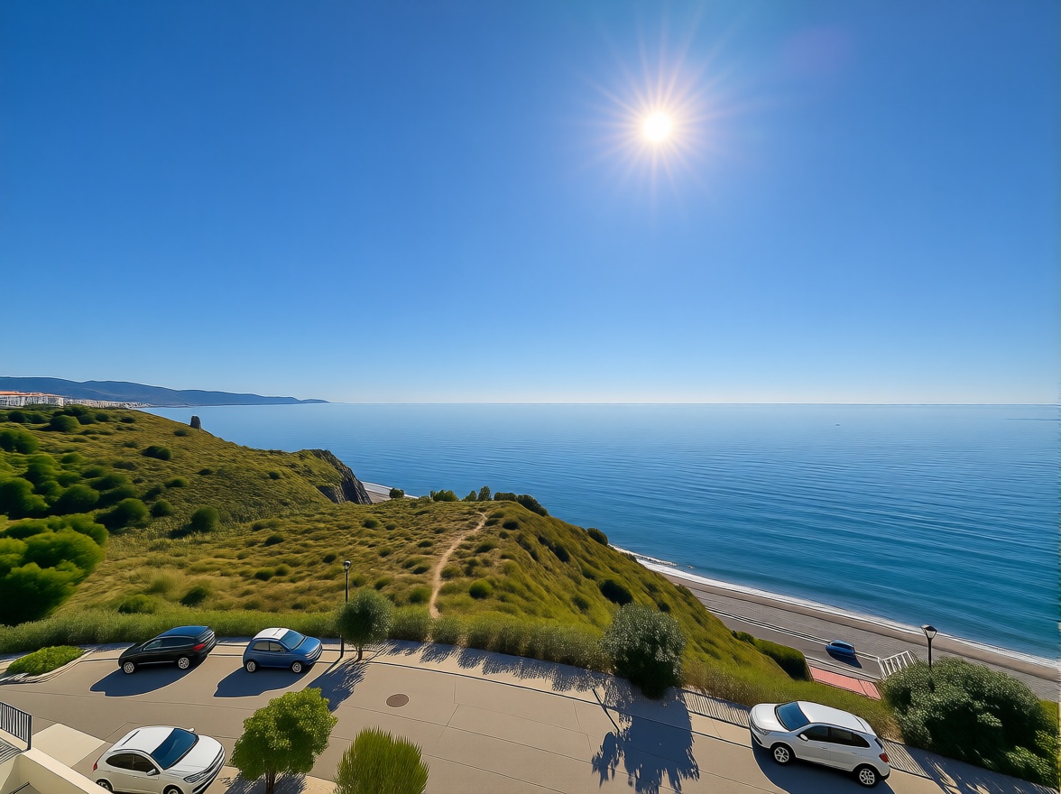 Appartement en première ligne de plage à Torrox — Vue mer