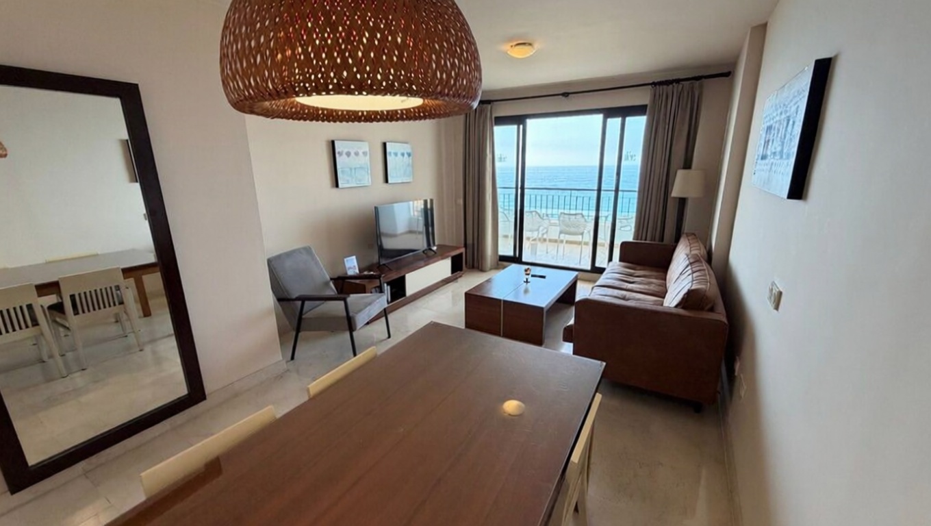 Wohnung in erste Strandlinie in Torrox — Küche