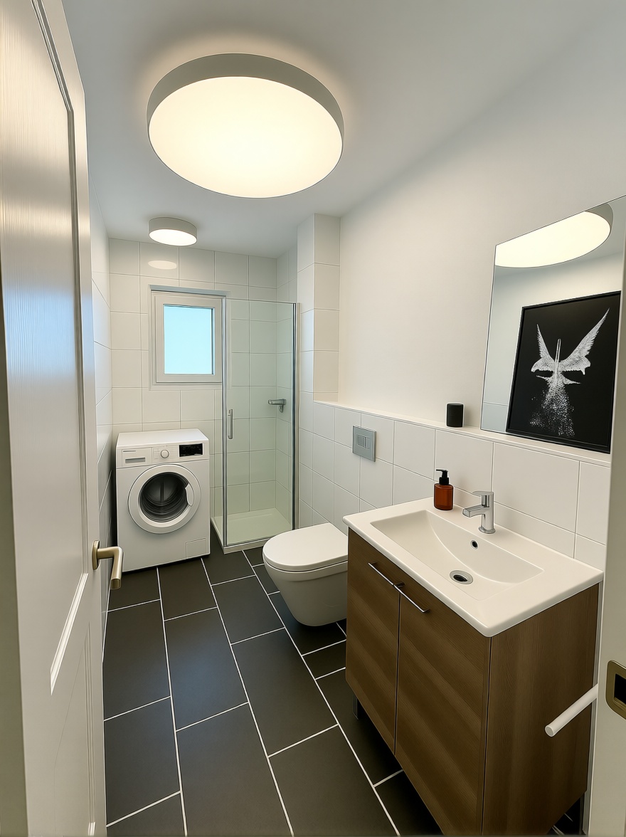 Appartement en première ligne de plage à Torrox — Sanitaires