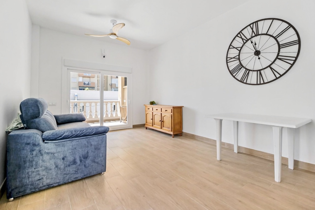 Appartement en première ligne de plage à Torrox — Séjour