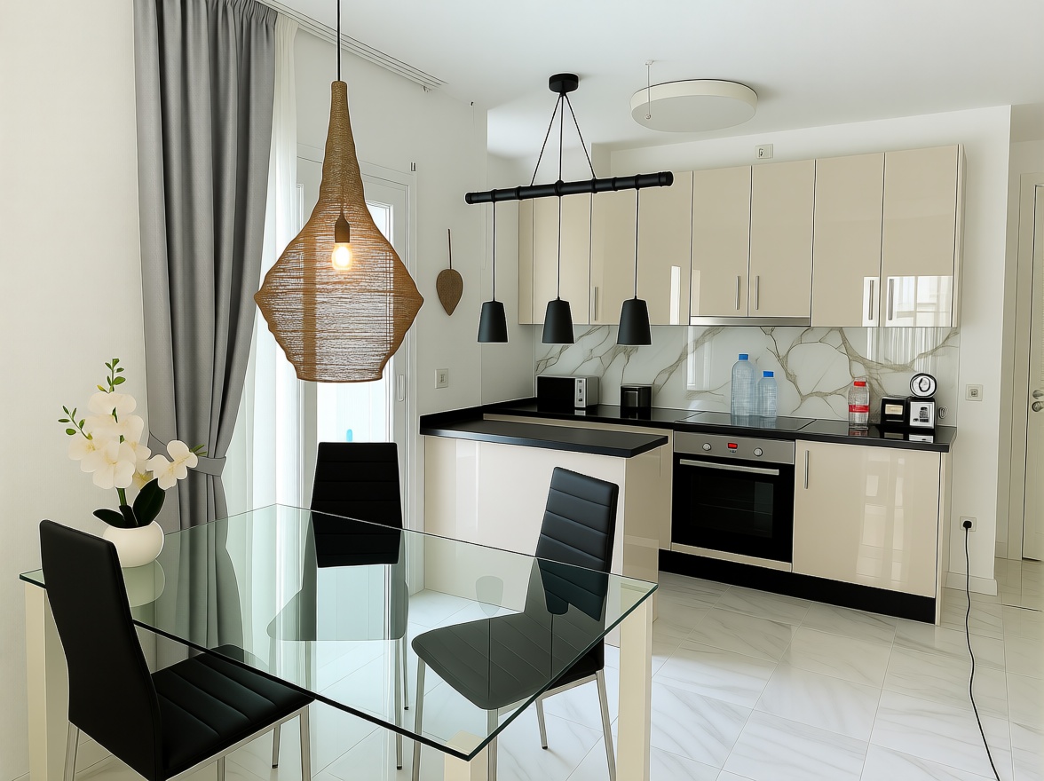 Appartement en première ligne de plage à Torrox — Cuisine