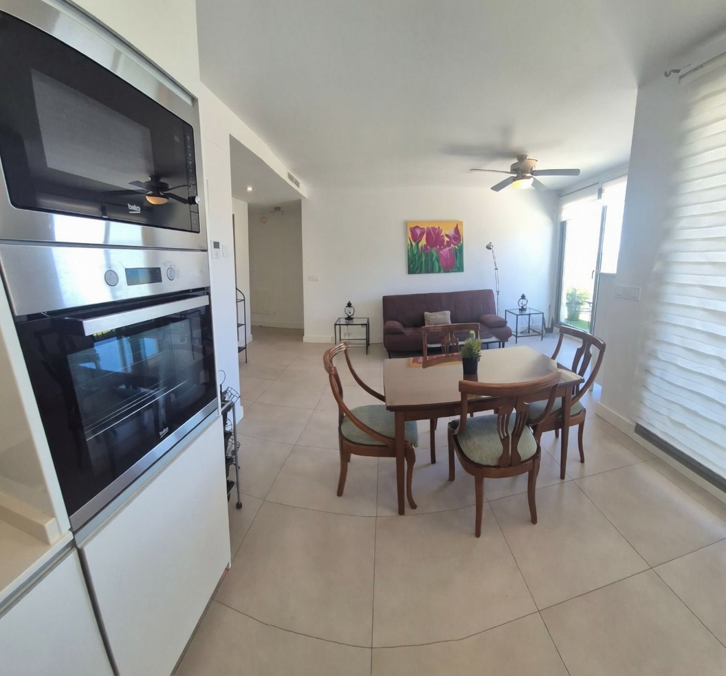 Appartement en première ligne de plage à Torrox — Séjour