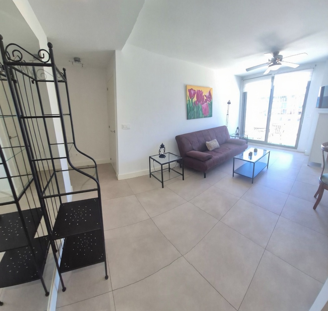 Appartement en première ligne de plage à Torrox — Chambre