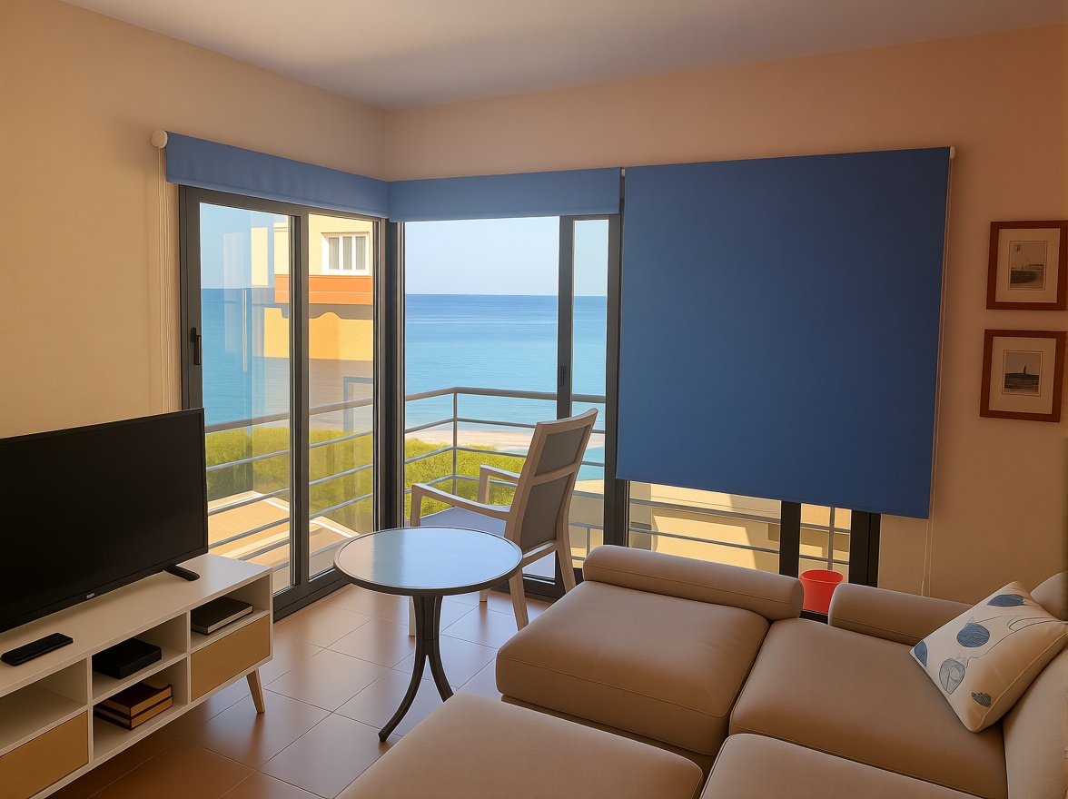 Estudio en primera línea de playa en Torrox — Salón