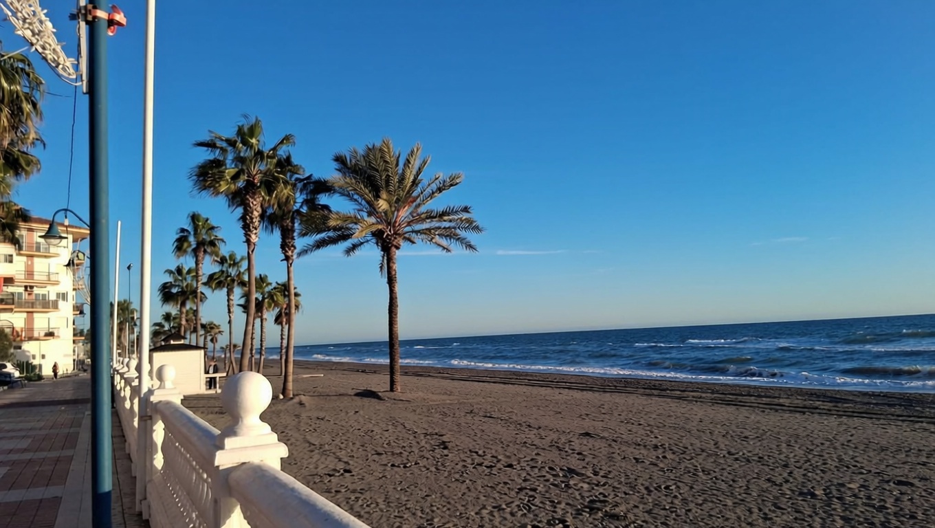 Apartamento em primeira linha de praia em Torrox