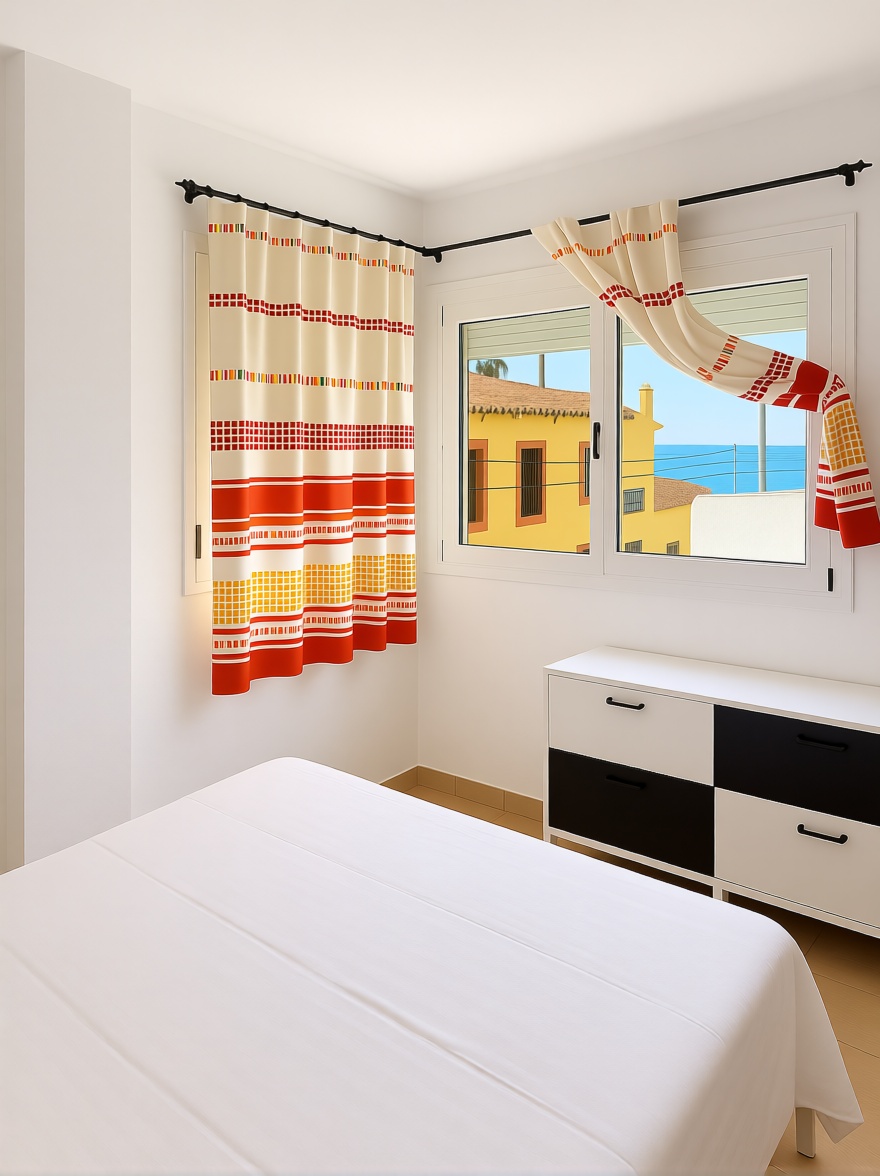Apartamento em primeira linha de praia em Torrox — Quarto