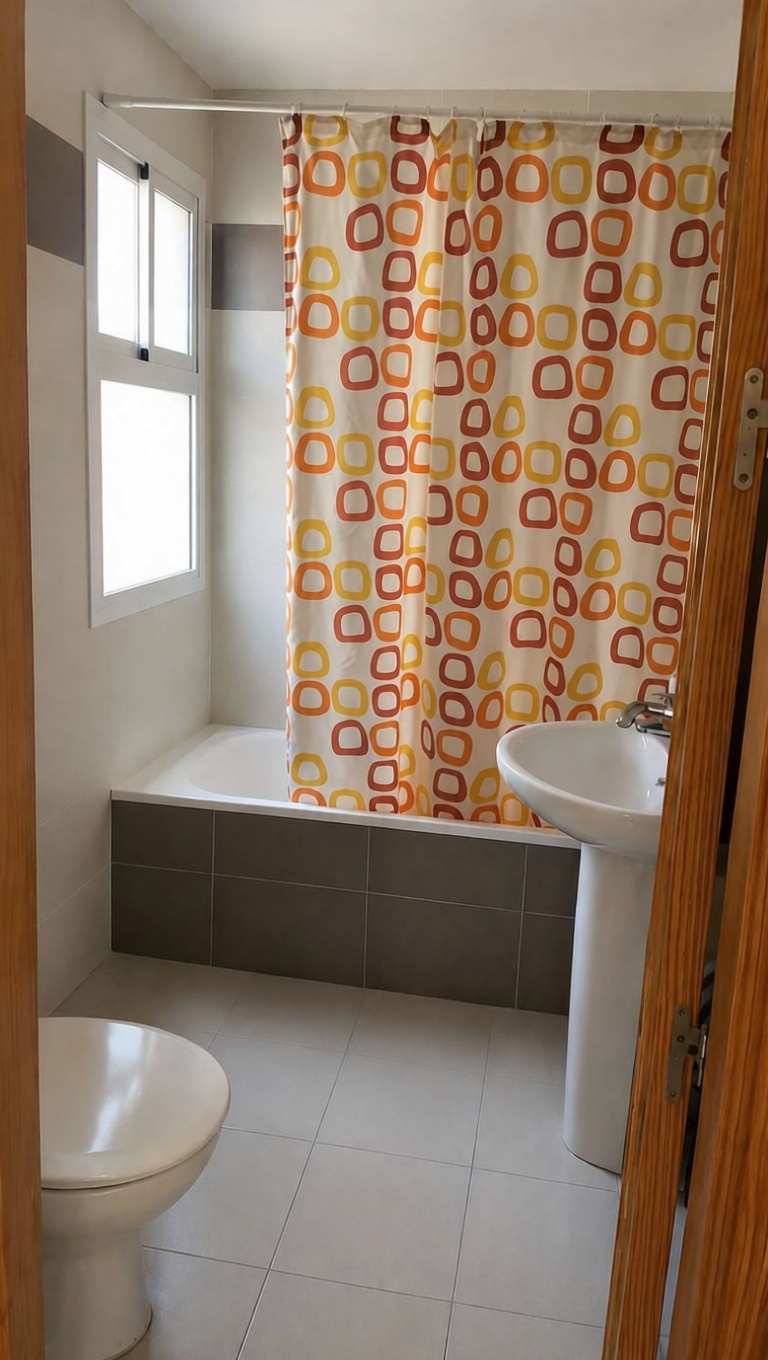 Apartamento em primeira linha de praia em Torrox — Casa banho