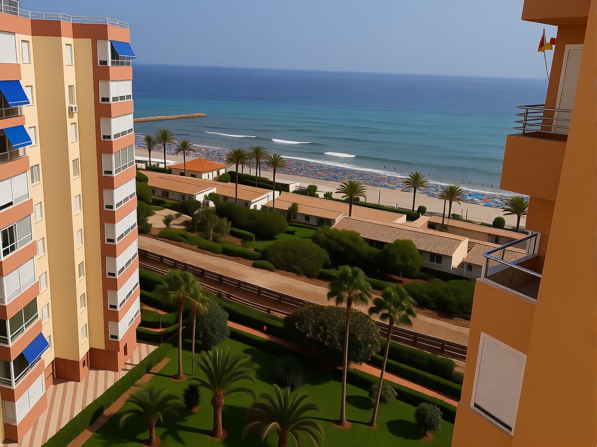 Ático em primeira linha de mar em Torrox