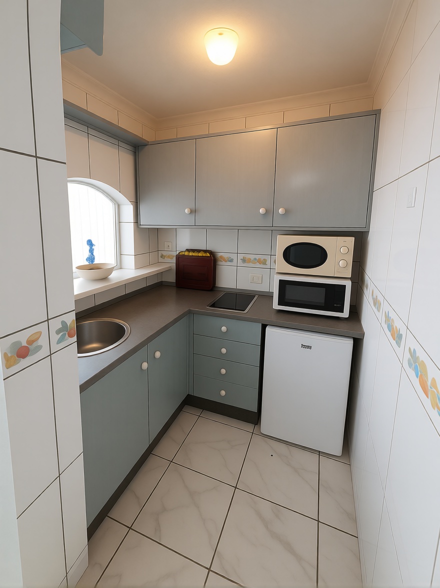 Appartement en attique en première ligne de mer à Torrox — Cuisine