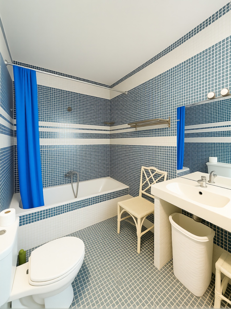 Chalet com acesso direto à praia em Benajarafe — Casa banho