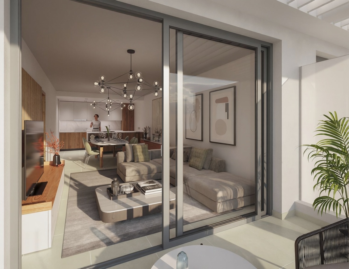 Duplex en première ligne de plage à Benajarafe — Séjour