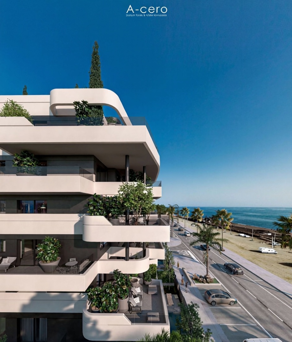 Appartement en première ligne de plage à Vélez Málaga — Vue mer