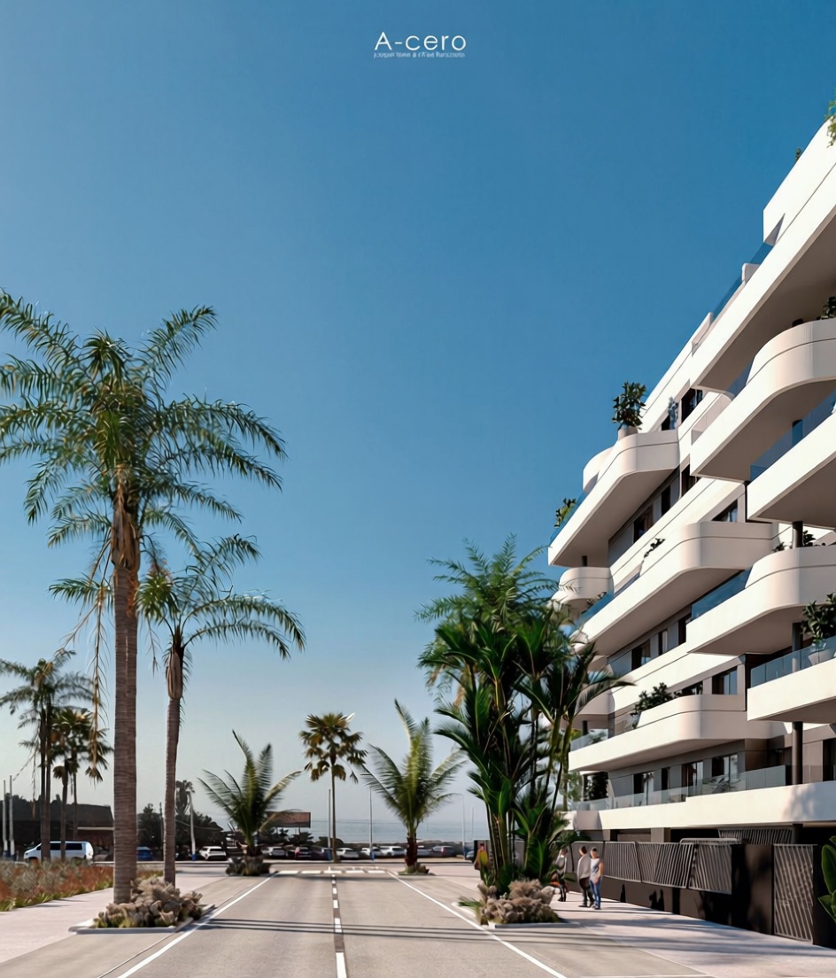 Appartement en première ligne de plage à Vélez Málaga — Façade
