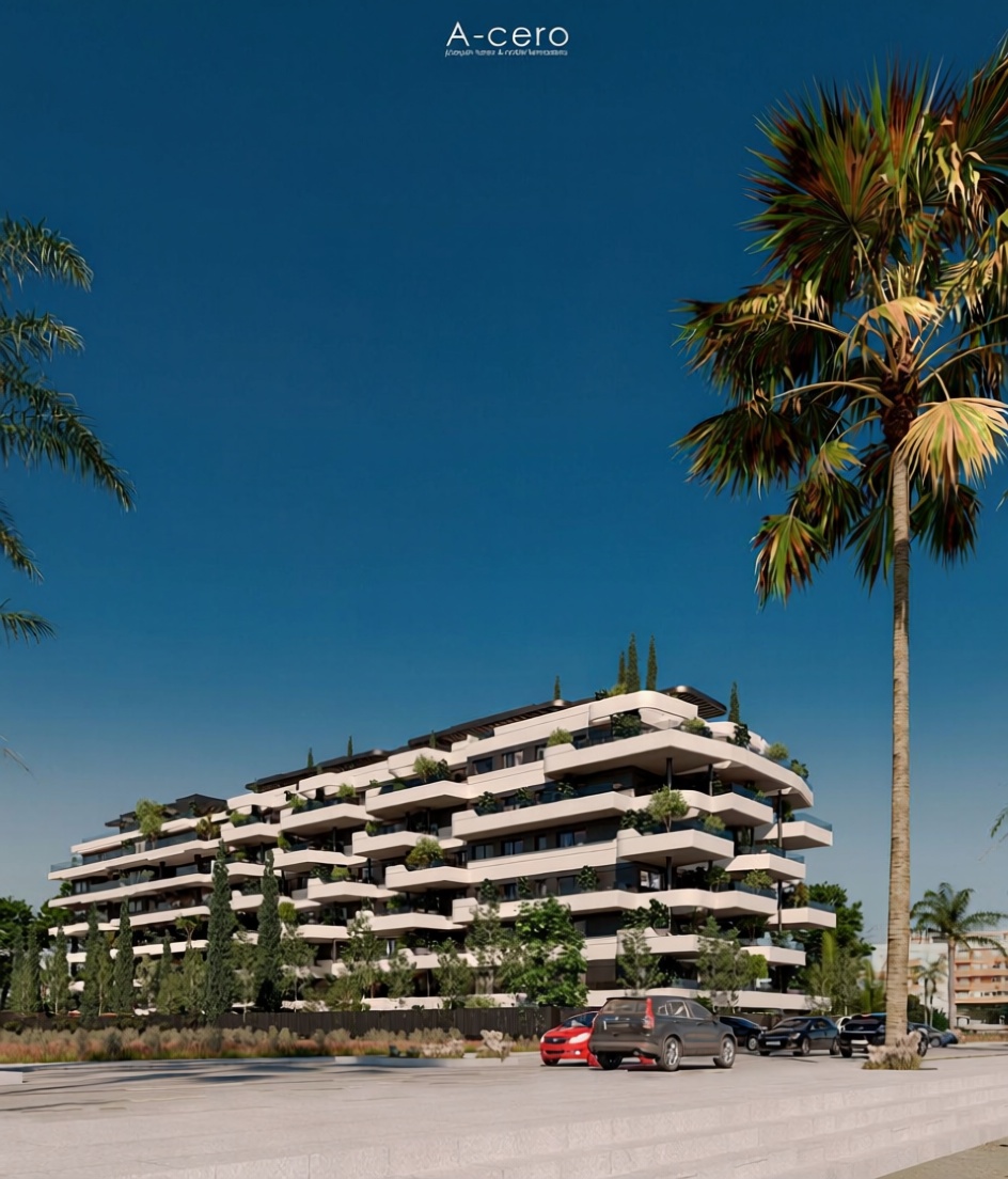 Appartement en première ligne de plage à Vélez Málaga — Façade