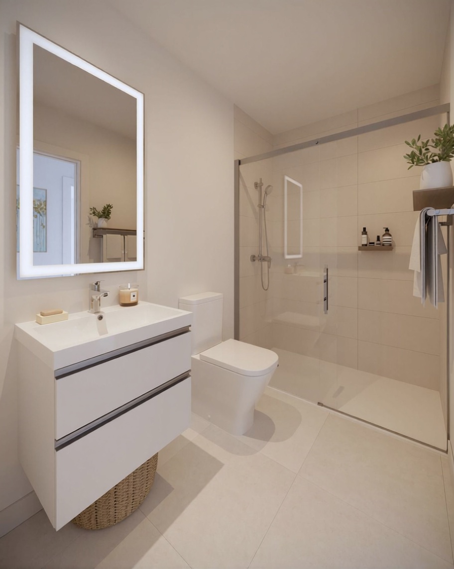 Chalet avec accès direct à la plage à Vélez Málaga — Sanitaires