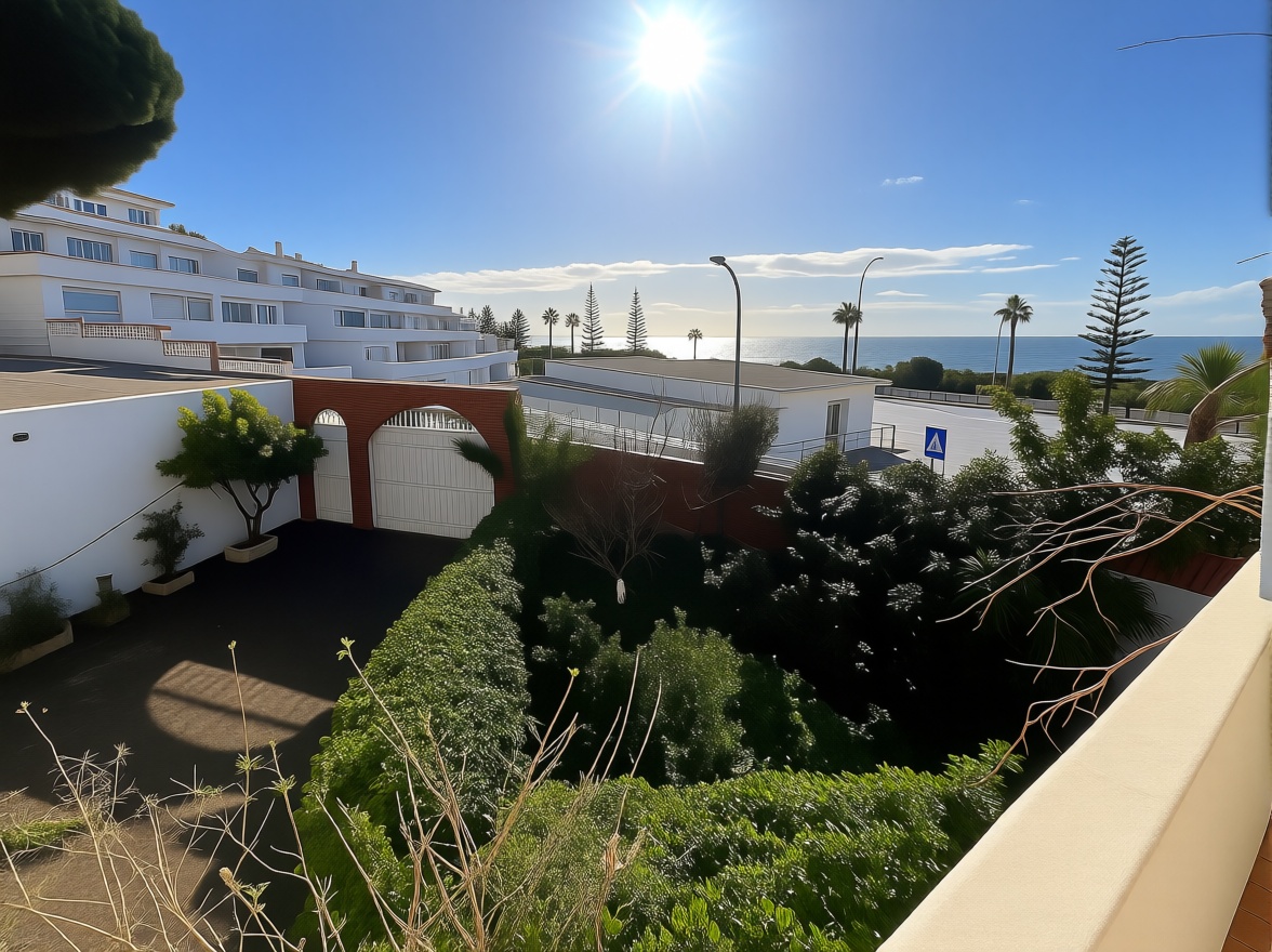 Chalet avec accès direct à la plage à Vélez Málaga — Vue mer