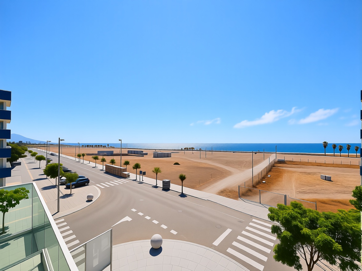 Beachfront flat in Vélez Málaga — Sea view