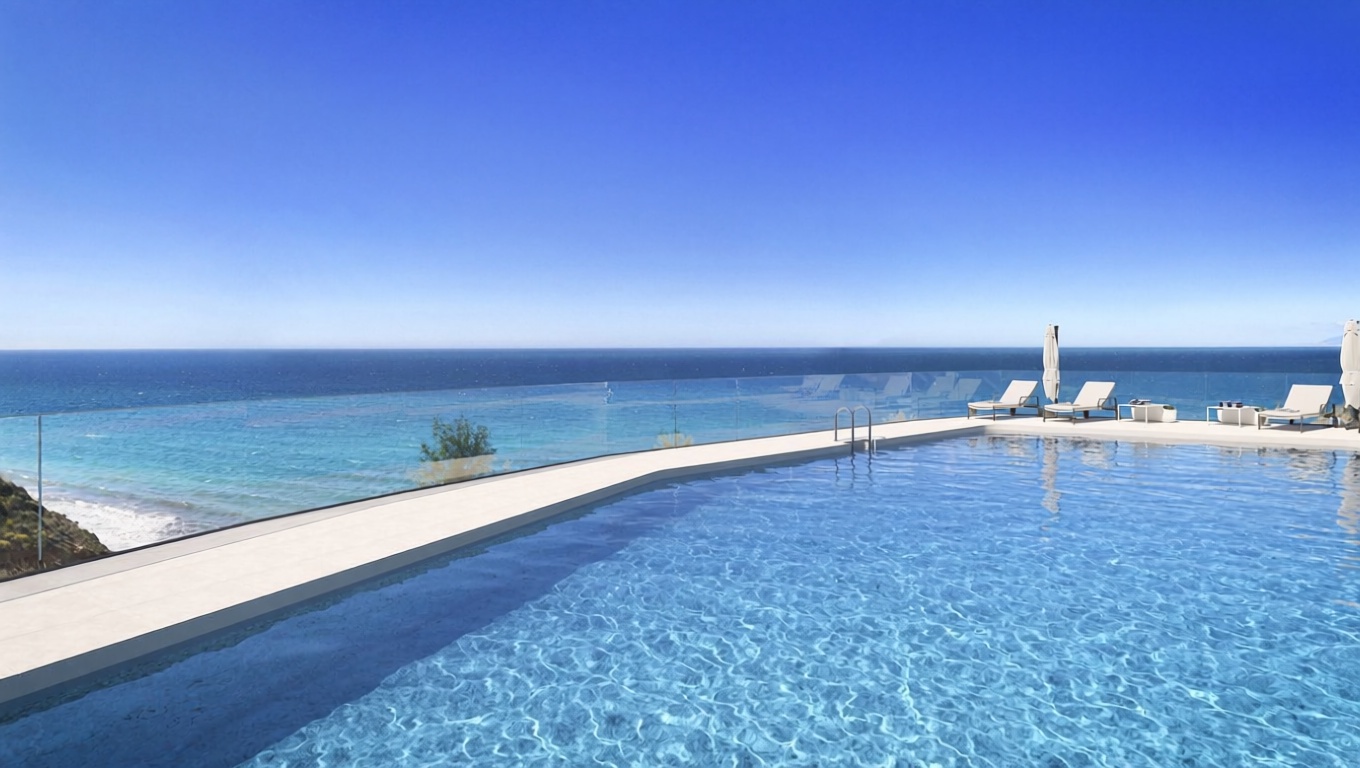Chalet avec accès direct à la plage à Vélez Málaga — Vue mer