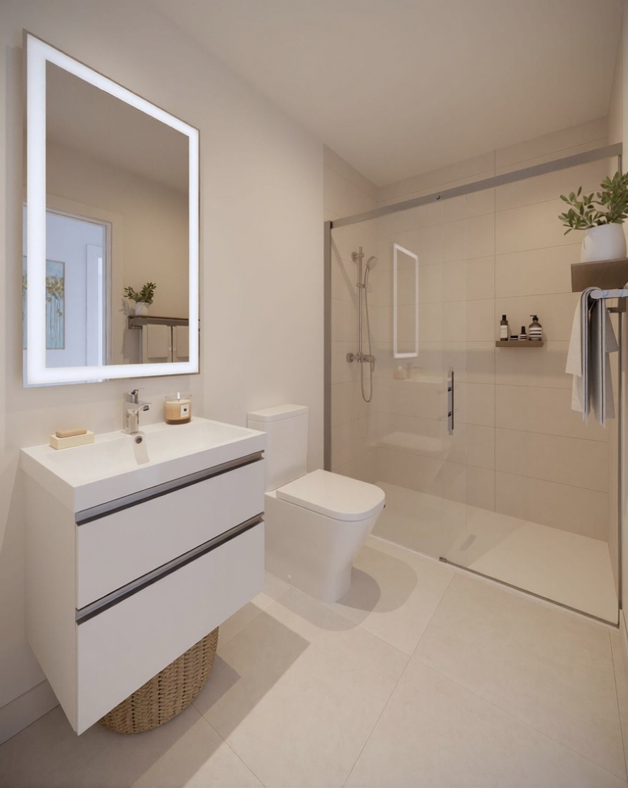 Chalet avec accès direct à la plage à Vélez Málaga — Sanitaires