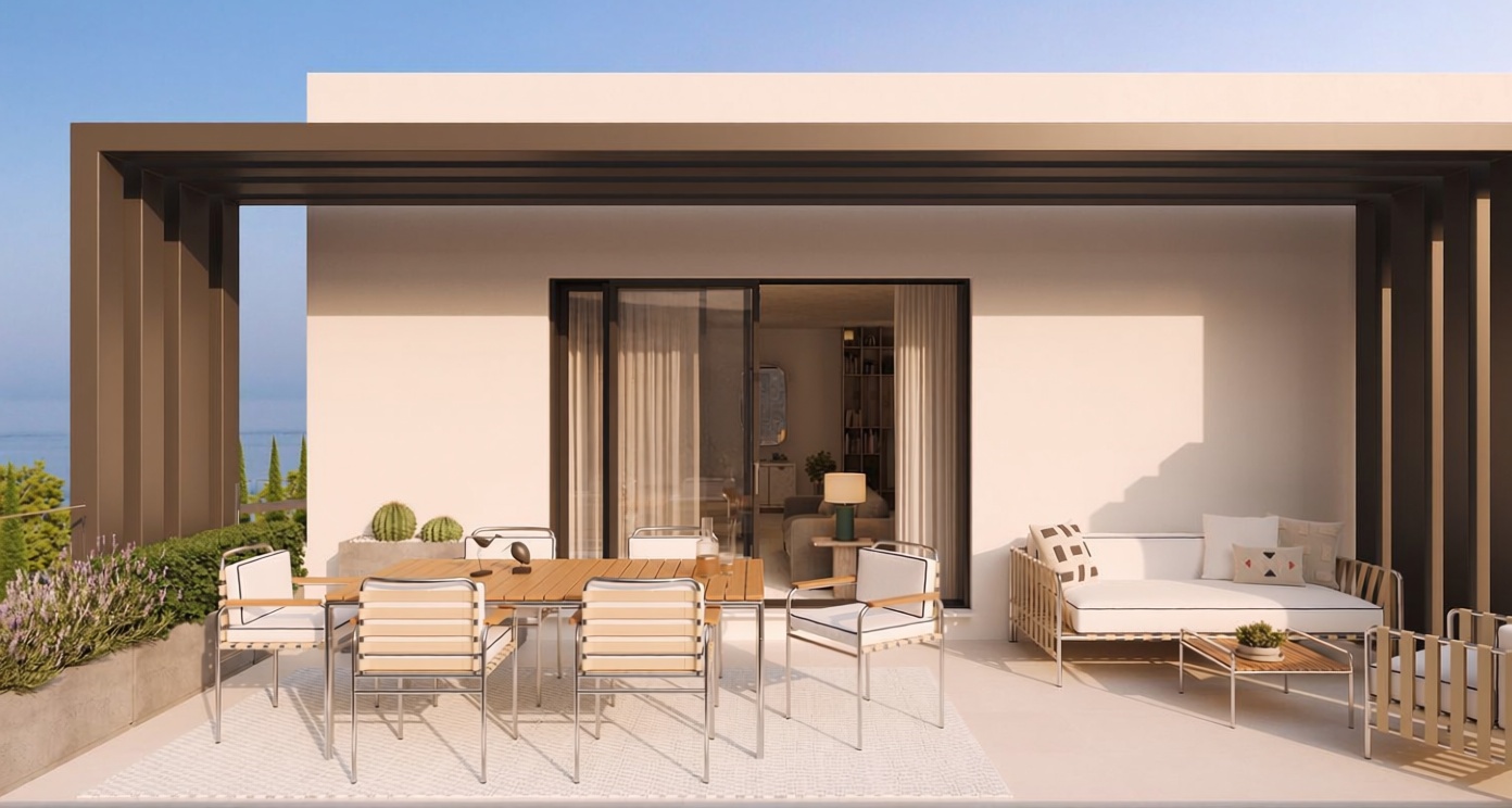 Chalet com acesso direto à praia em Vélez Málaga — Terraço mar
