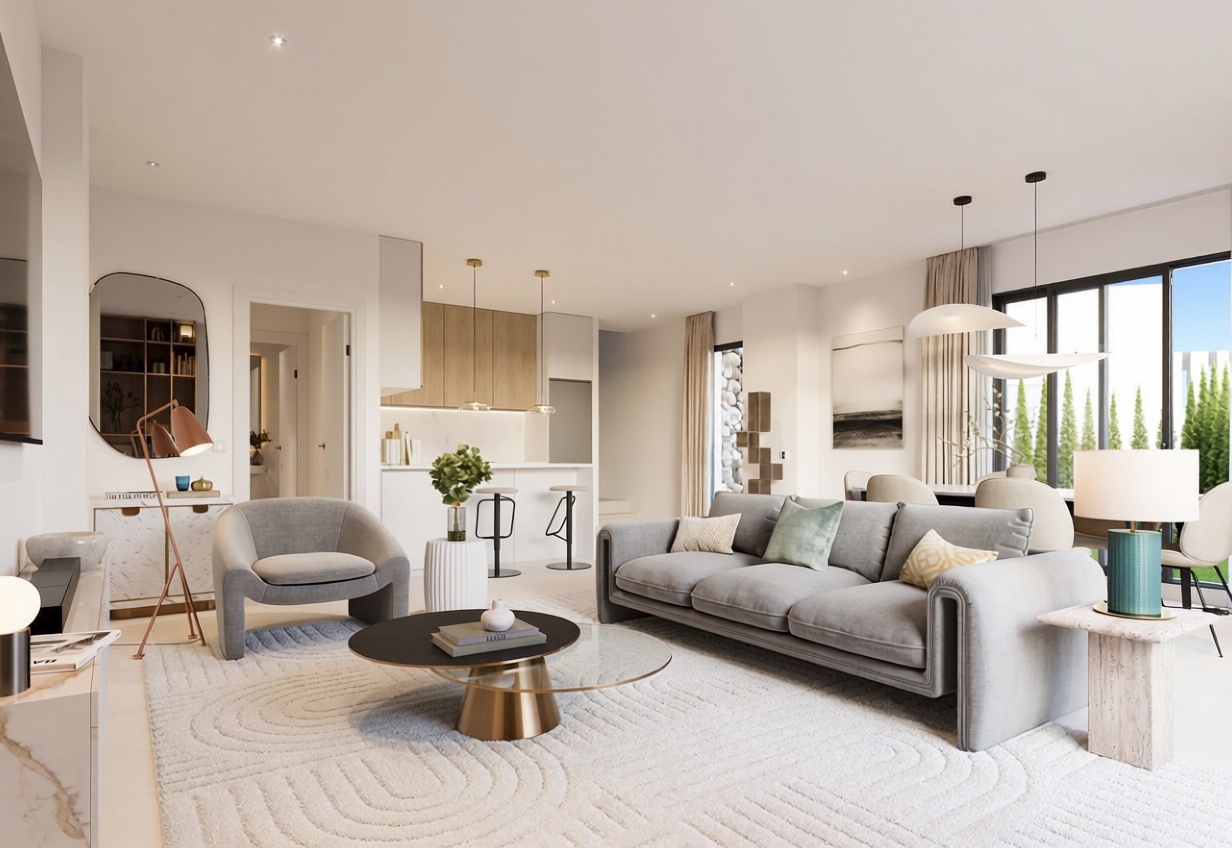 Chalet avec accès direct à la plage à Vélez Málaga — Séjour