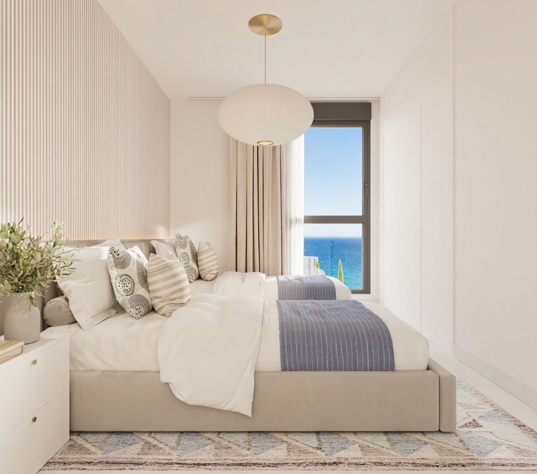 Chalet avec accès direct à la plage à Vélez Málaga — Chambre