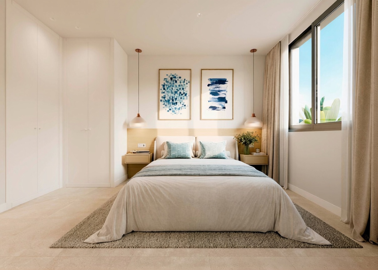 Apartamento em primeira linha de praia em Vélez Málaga — Quarto