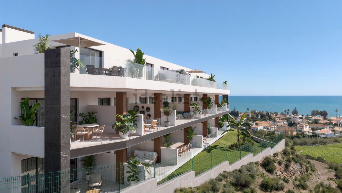 Appartement en première ligne de plage à Benajarafe