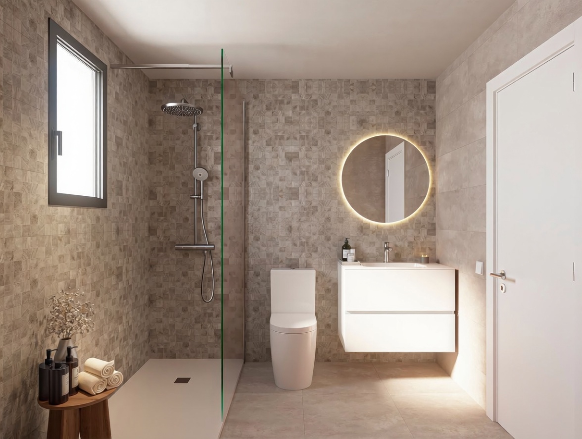 Appartement en première ligne de plage à Benajarafe — Sanitaires