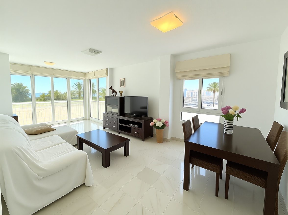 Apartamento em primeira linha de praia em Torre del Mar — Sala