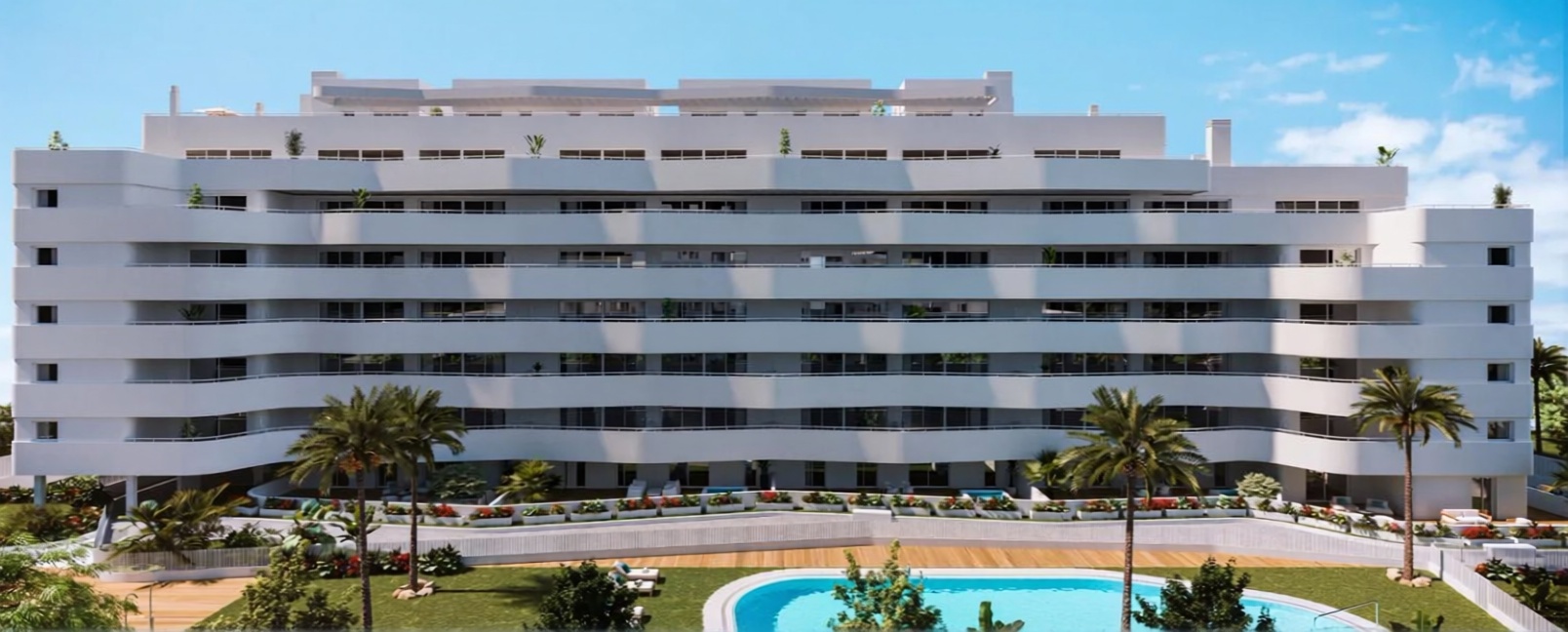 Piso en primera línea de playa en Vélez Málaga — Fachada