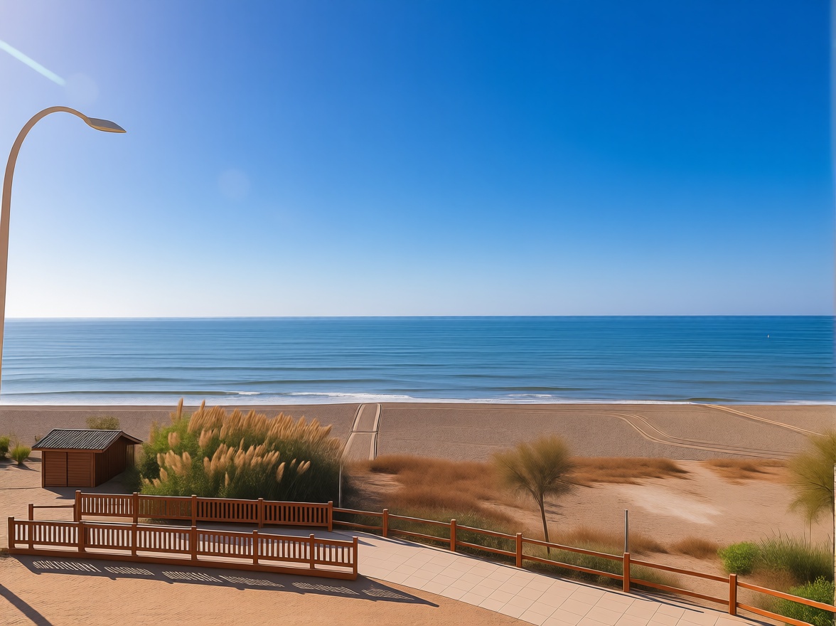 Chalet avec accès direct à la plage à Benajarafe — Vue mer