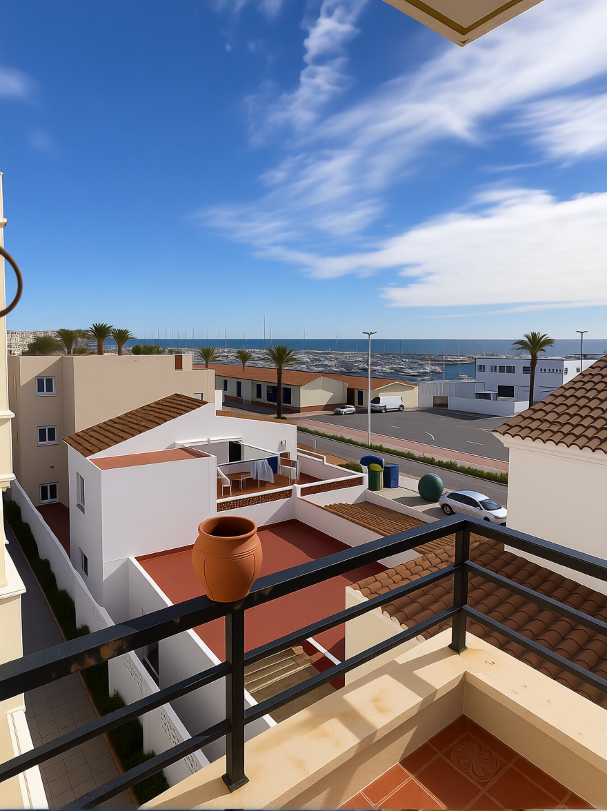 Wohnung in erste Strandlinie in Vélez Málaga — Meerterrasse