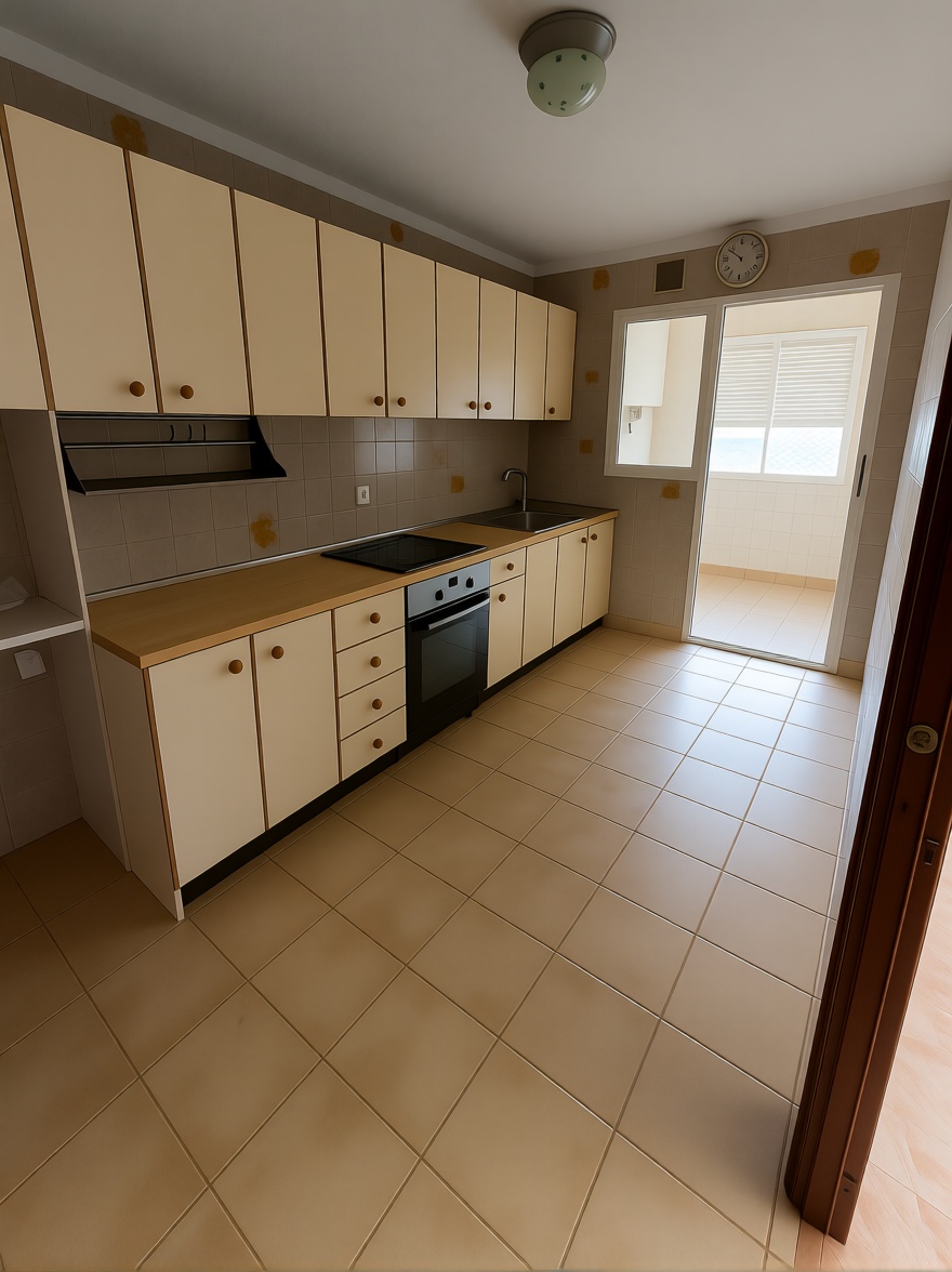 Wohnung in erste Strandlinie in Vélez Málaga — Küche