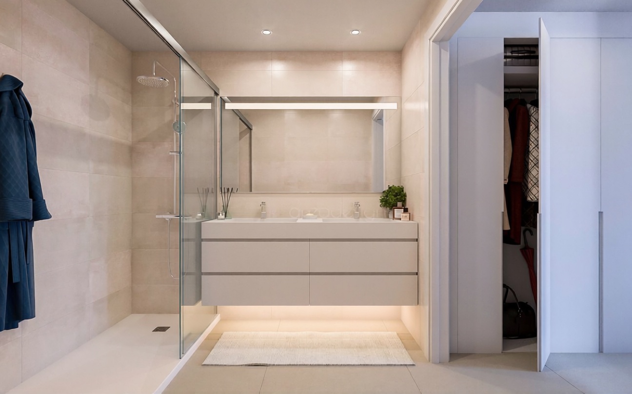Apartamento em primeira linha de praia em Vélez Málaga — Casa banho
