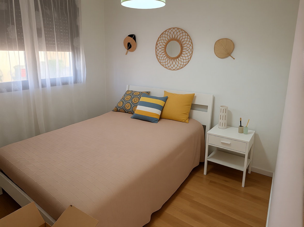 Chalet con acceso directo a playa en Vélez Málaga — Dormitorio