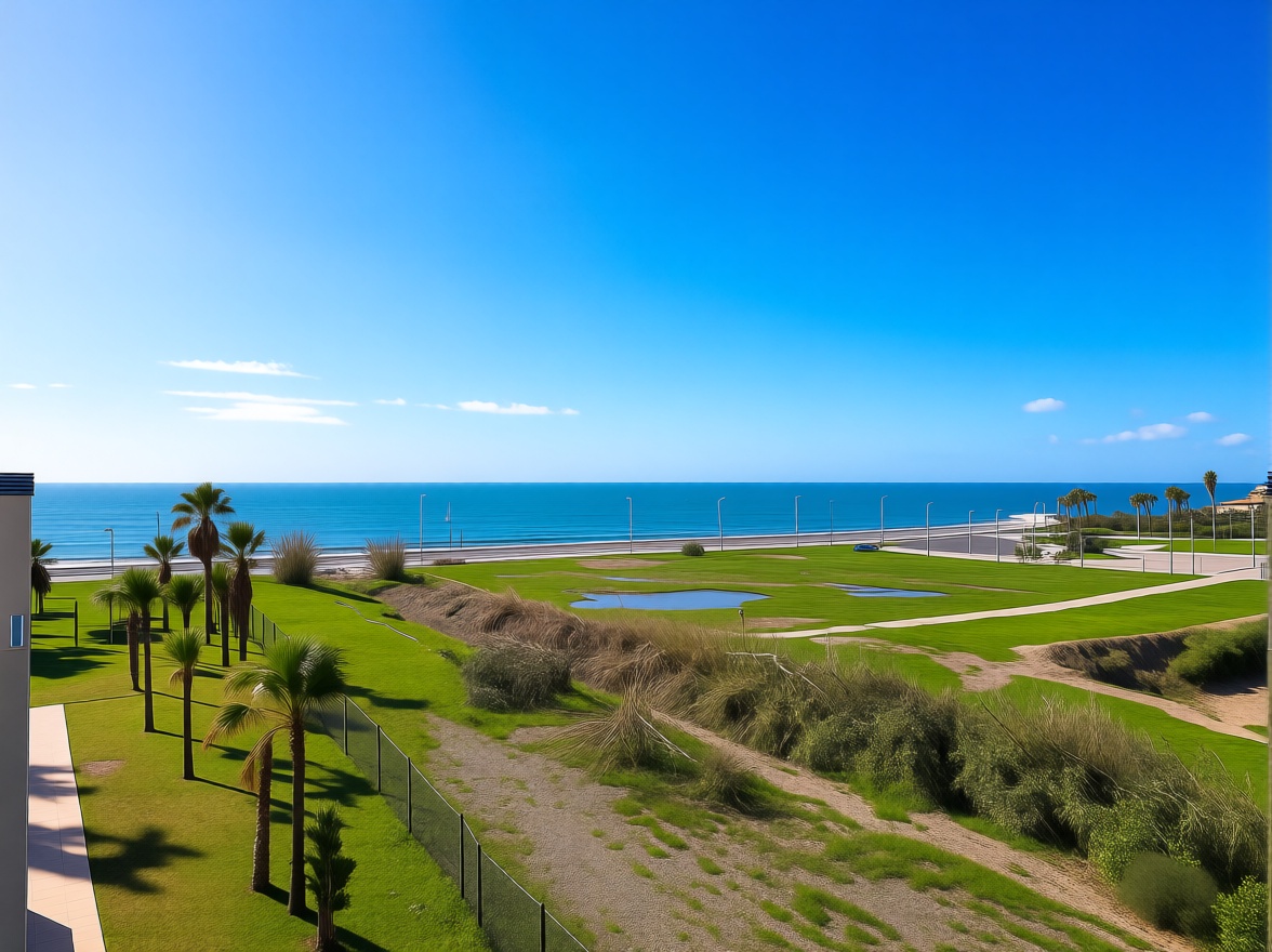 Ático en primera línea de mar en Vélez Málaga — Vista mar