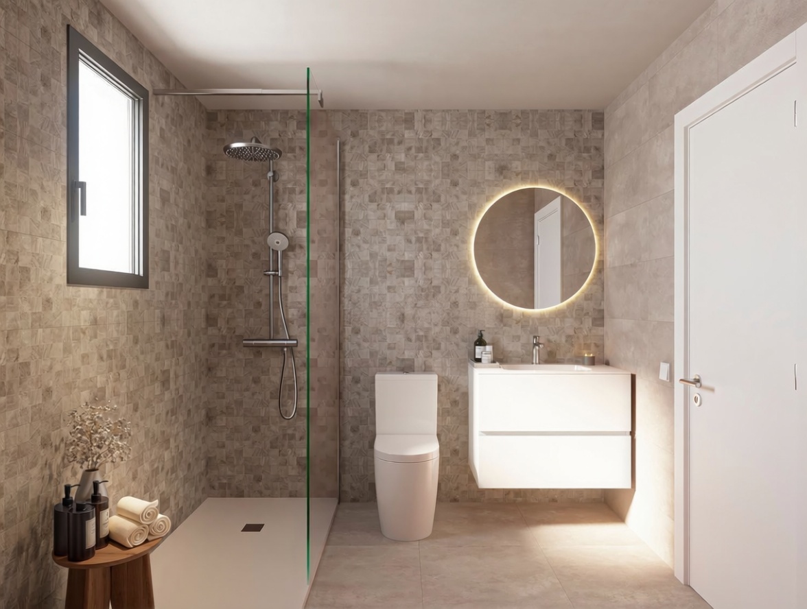 Apartamento em primeira linha de praia em Benajarafe — Casa banho