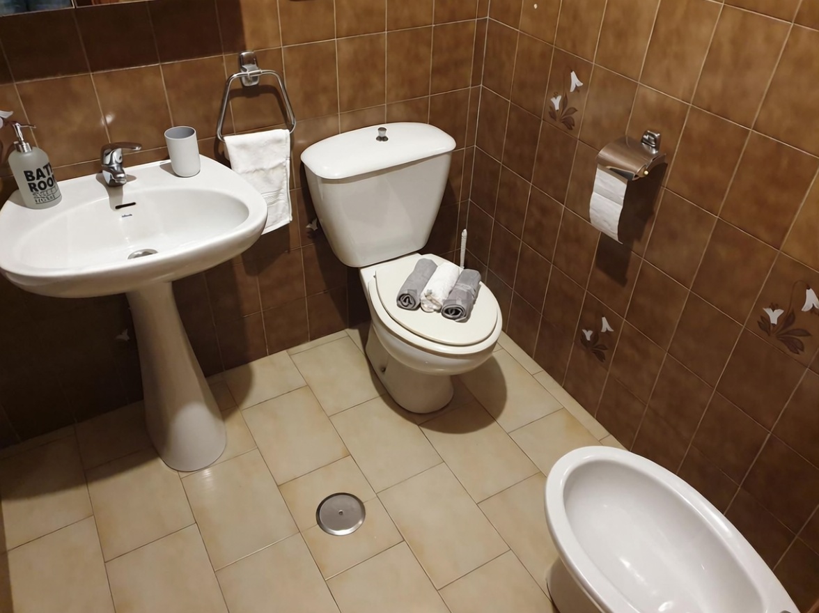 Apartamento em primeira linha de praia em Benajarafe — Casa banho
