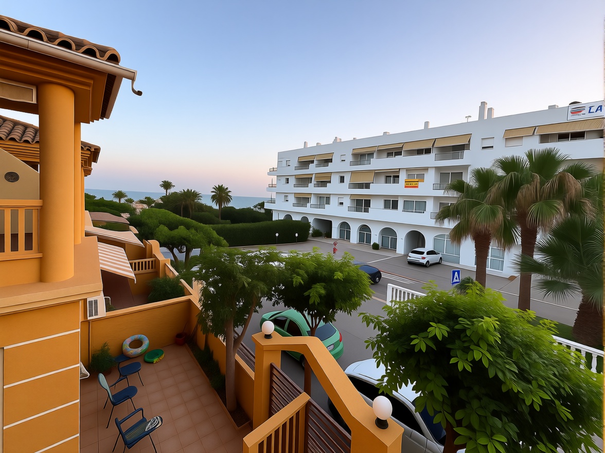 Chalet com acesso direto à praia em Rincón de la Victoria — Terraço mar