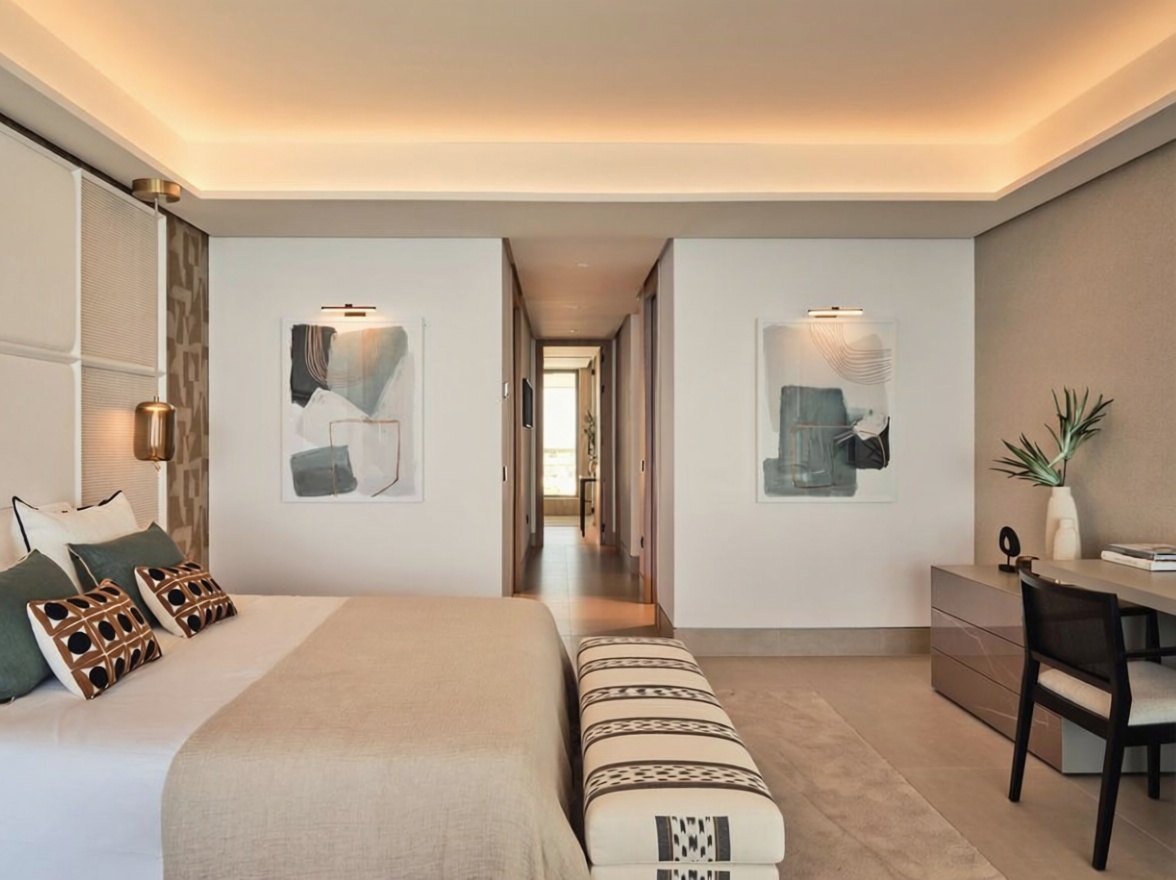 Apartamento em primeira linha de praia em Málaga — Quarto