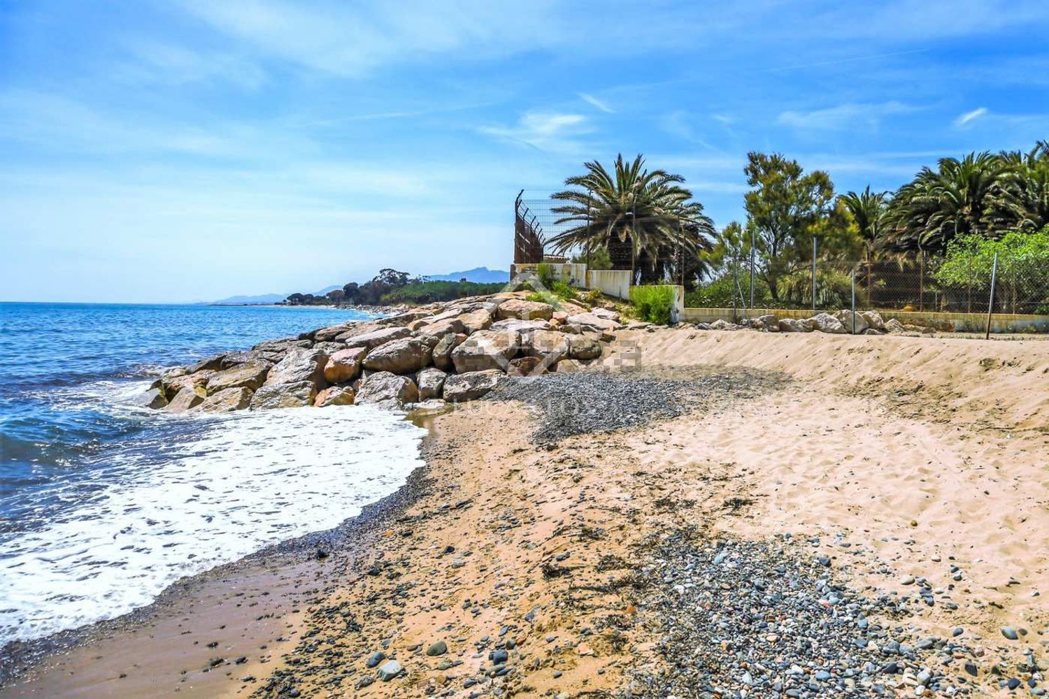 Chalet with direct beach access in Miami Playa Mont-Roig del Camp — Sea view